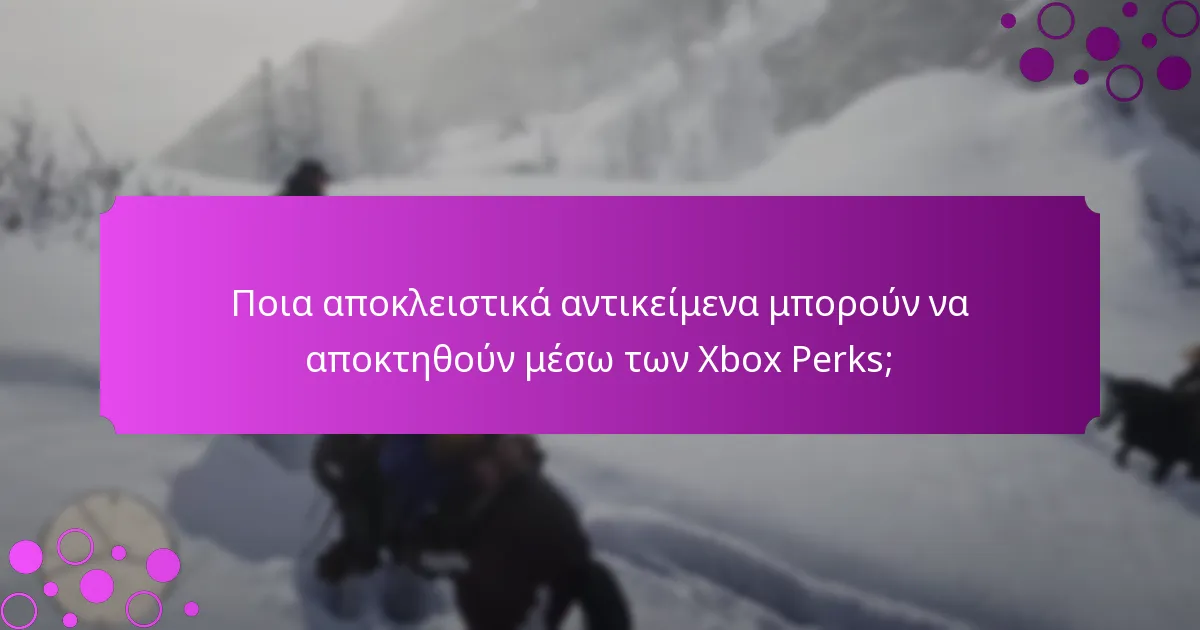 Ποιους τύπους μπόνους προσφέρουν οι Xbox Perks;
